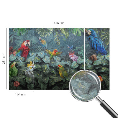 Fototapeta za dnevno sobo Eksotična džungla