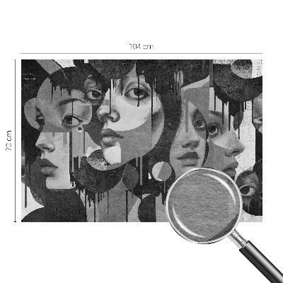 Fototapeta za spalnico Ženski obrazi