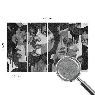 Fototapeta za spalnico Ženski obrazi