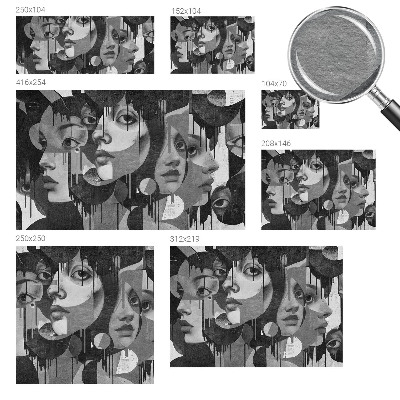 Fototapeta za spalnico Ženski obrazi