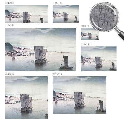 Moderna fototapeta z navtično pokrajino