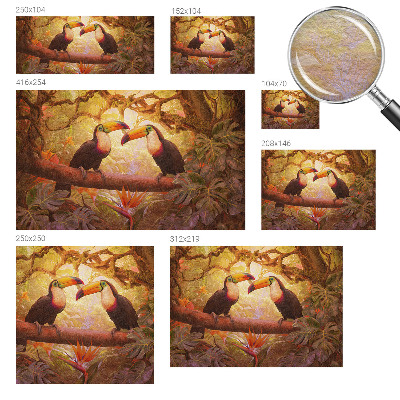 Foto tapeta Barviti tukani