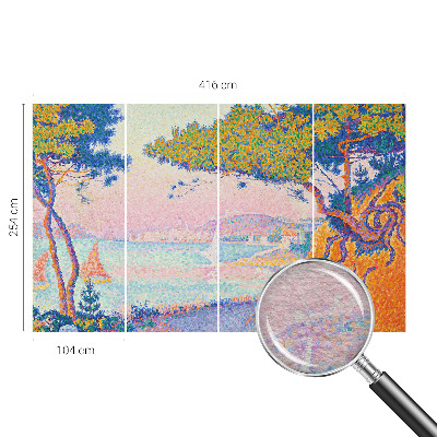 Stenska fototapeta flis Barvita pokrajina