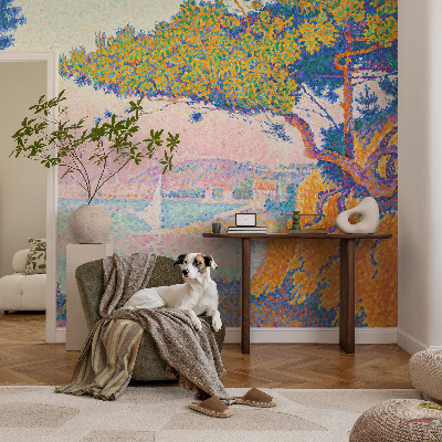 Stenska fototapeta flis Barvita pokrajina