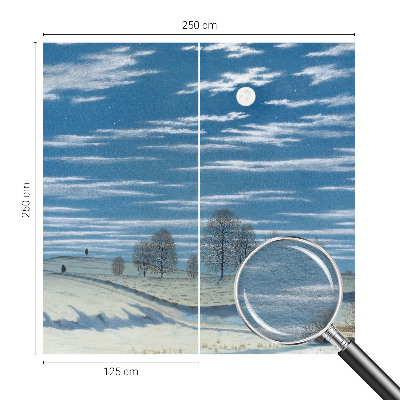 Fototapeta za steno z motivom zimske pokrajine