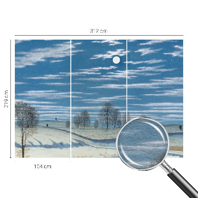 Fototapeta za steno z motivom zimske pokrajine