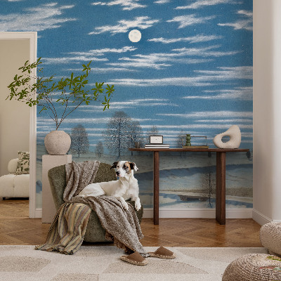 Fototapeta za steno z motivom zimske pokrajine