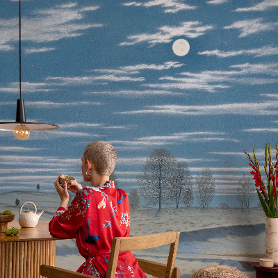 Fototapeta za steno z motivom zimske pokrajine
