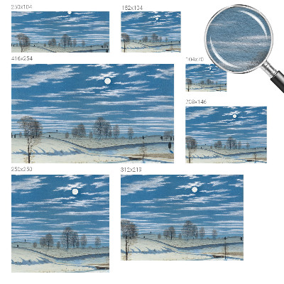 Fototapeta za steno z motivom zimske pokrajine