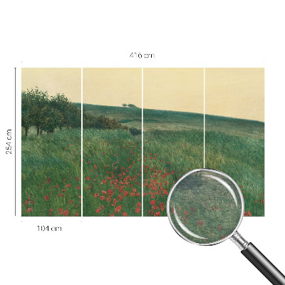 Fototapeta po meri Makova polja