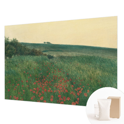 Fototapeta po meri z motivom makovih polj