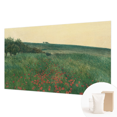 Fototapeta po meri z motivom makovih polj