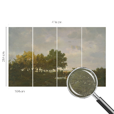 Fototapeta za spalnico z motivom gozdne pokrajine