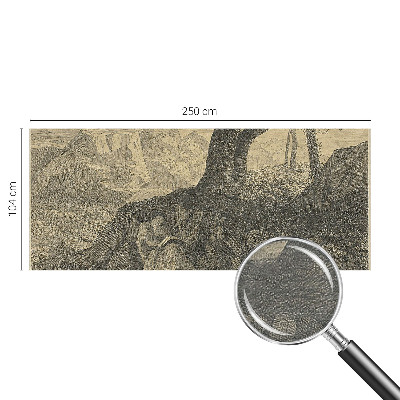 Dekorativna fototapeta z motivom branja znaka