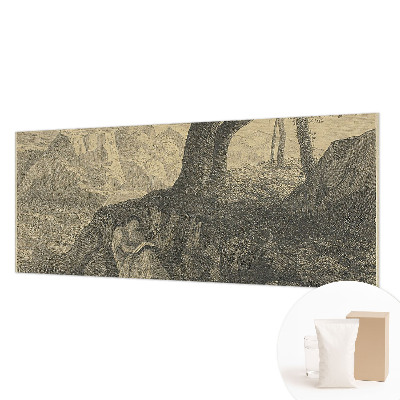 Dekorativna fototapeta z motivom branja znaka
