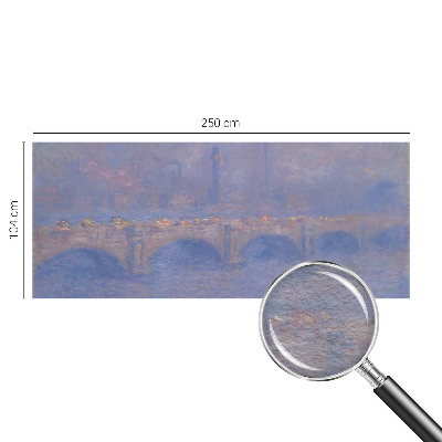 Flis fototapeta z motivom modrega mostu