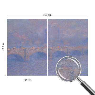 Flis fototapeta Modri ​​most