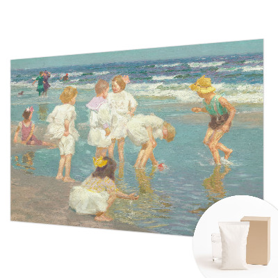 Tiskana fototapeta flis z motivom otroštva na plaži
