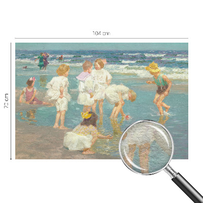 Tiskana fototapeta flis Otroštvo na plaži