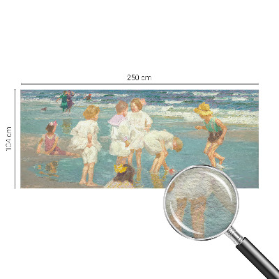 Tiskana fototapeta flis Otroštvo na plaži