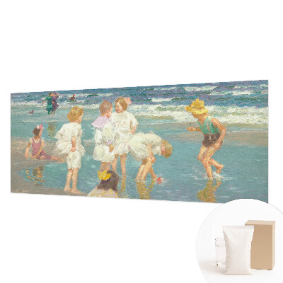 Tiskana fototapeta flis z motivom otroštva na plaži