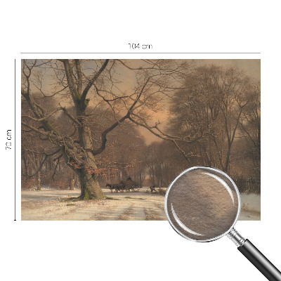 Fototapeta za steno z zimsko pokrajino