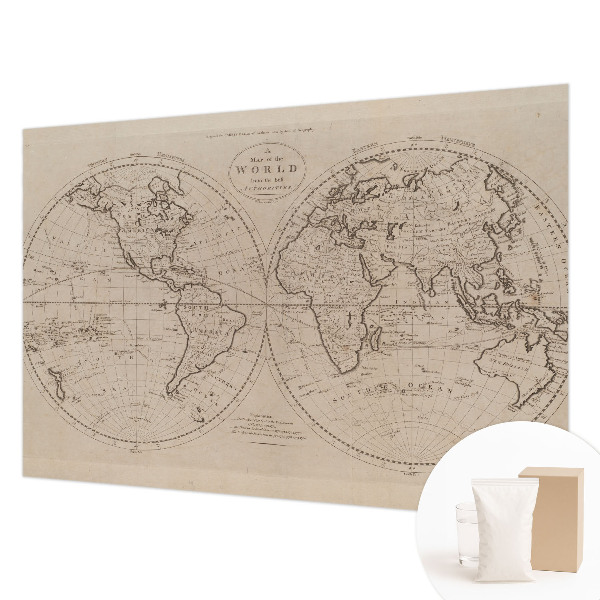 Fototapeta po meri Stari zemljevid
