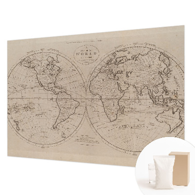 Fototapeta po meri Stari zemljevid