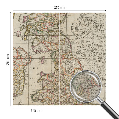 Fototapeta za dnevno sobo Starinski zemljevid