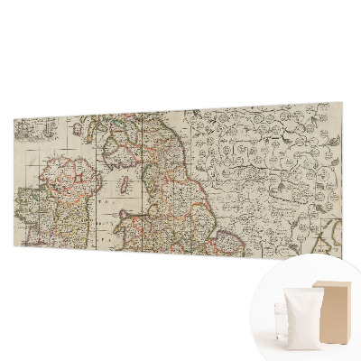 Fototapeta za dnevno sobo Starinski zemljevid