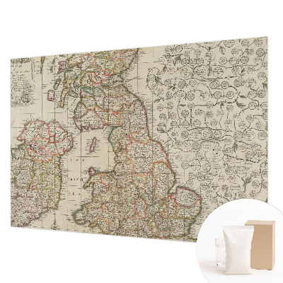 Fototapeta za dnevno sobo Starinski zemljevid