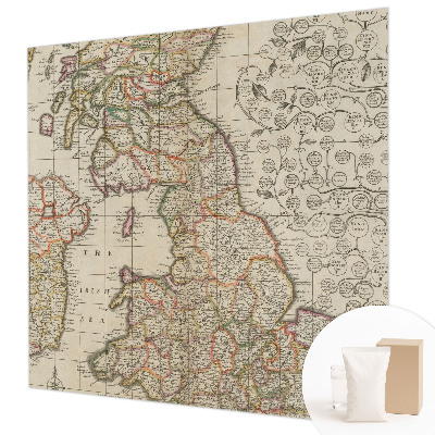 Fototapeta za dnevno sobo Starinski zemljevid
