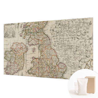 Fototapeta za dnevno sobo Starinski zemljevid