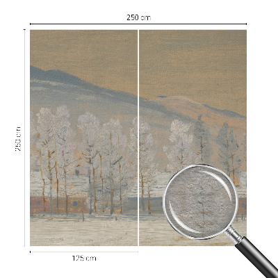 Moderna fototapeta Zimska pokrajina