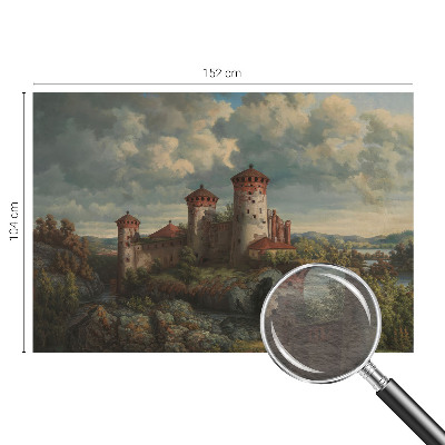 Fototapeta za spalnico z motivom romantične pokrajine