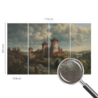 Fototapeta za spalnico z motivom romantične pokrajine