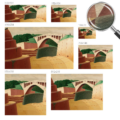 Flis fototapeta za otroško sobo Mirna pokrajina