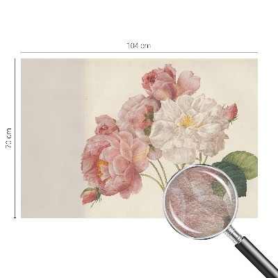 Stenska fototapeta flis Romantične vrtnice