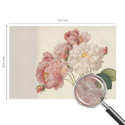 Stenska fototapeta flis Romantične vrtnice