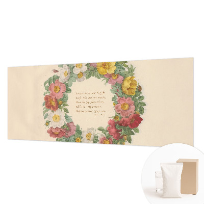 Tiskana fototapeta flis Cvetlični venec