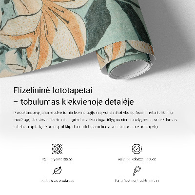 Tiskana fototapeta flis Cvetlični venec