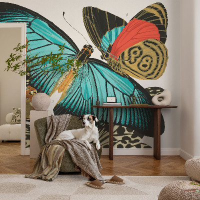 Fototapeta po meri Barviti metulji