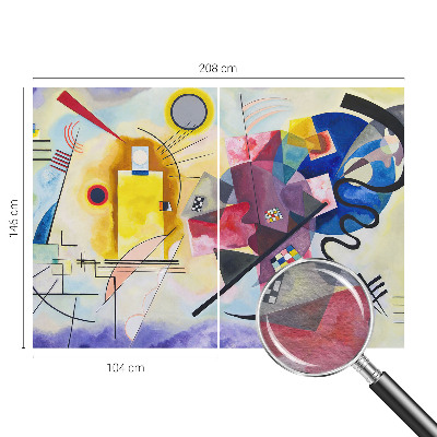 Fototapeta za dnevno sobo Barvita abstrakcija