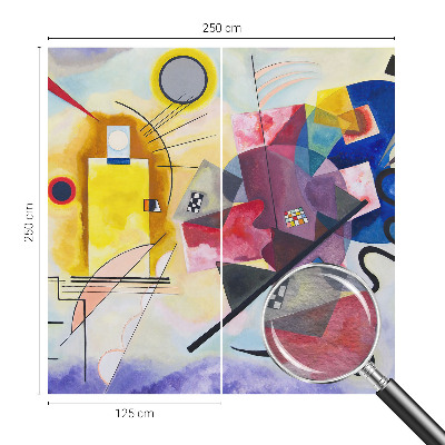 Fototapeta za dnevno sobo Barvita abstrakcija