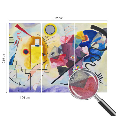 Fototapeta za dnevno sobo Barvita abstrakcija