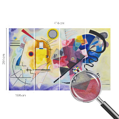 Fototapeta za dnevno sobo Barvita abstrakcija