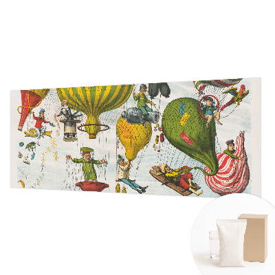 Fototapeta za spalnico Potovanje z balonom