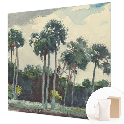 Flis fototapeta za otroško sobo Eksotične palme