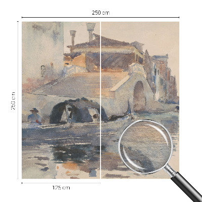 Stenska dekoracija fototapeta z motivom Beneške harmonije