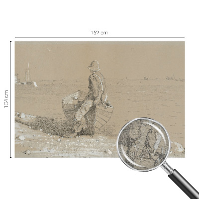 Moderna fototapeta z nostalgičnim prizorom